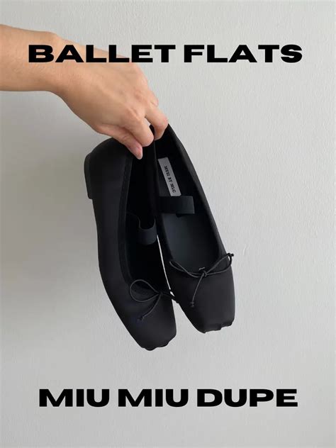 miu miu ballet flats dupe reddit|marie claire ballet flats.